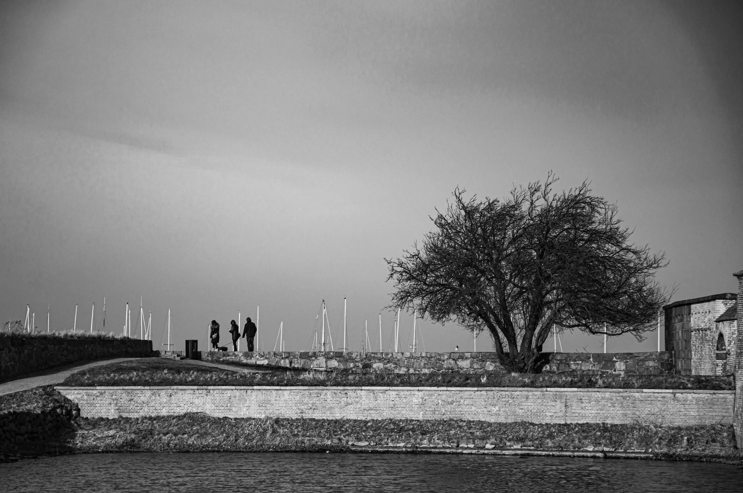 Fotoplakat i sort/hvid fra Kronborg