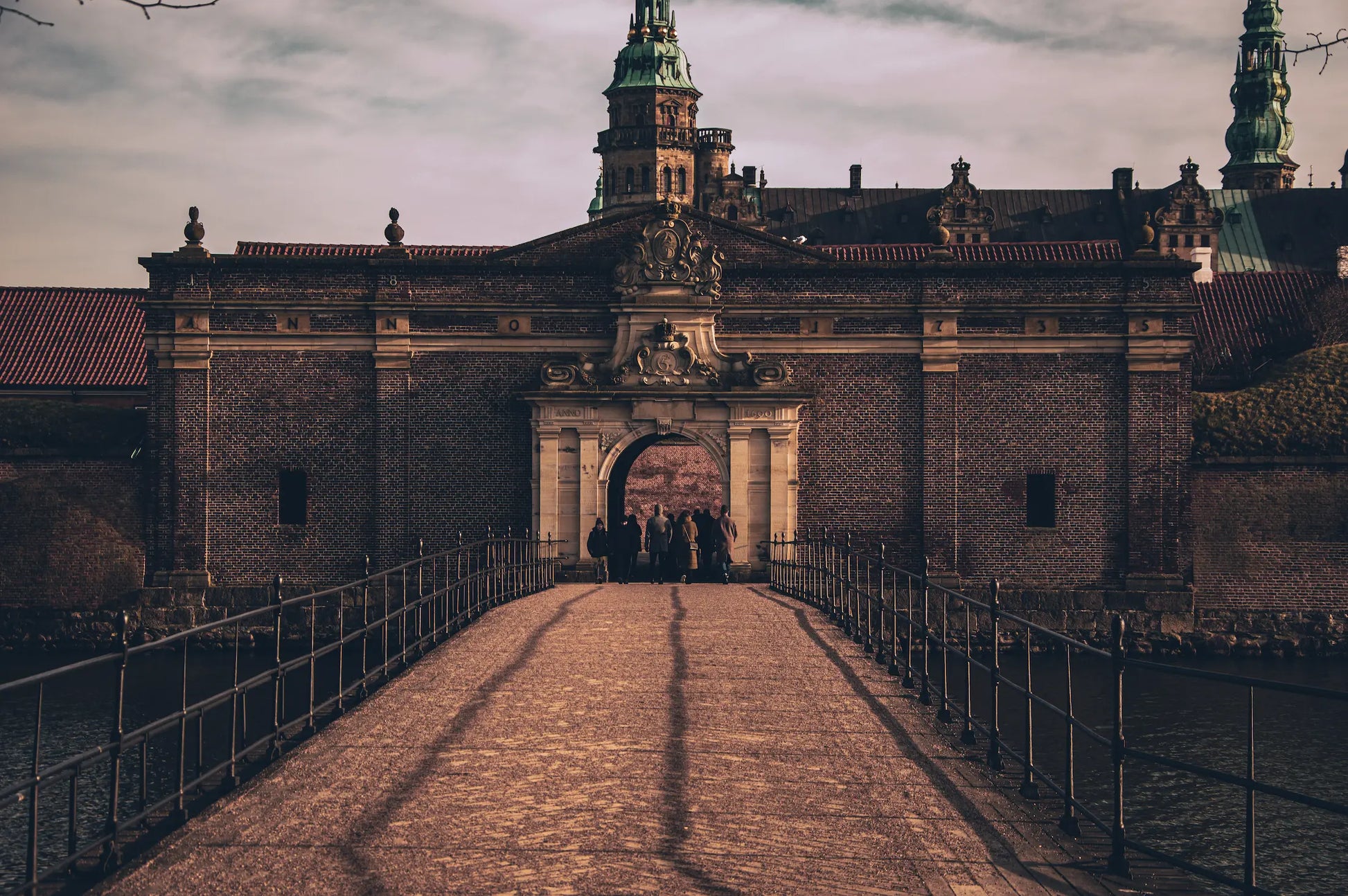 Fotoplakat af indgangen til Kronborg Slot i Helsingør