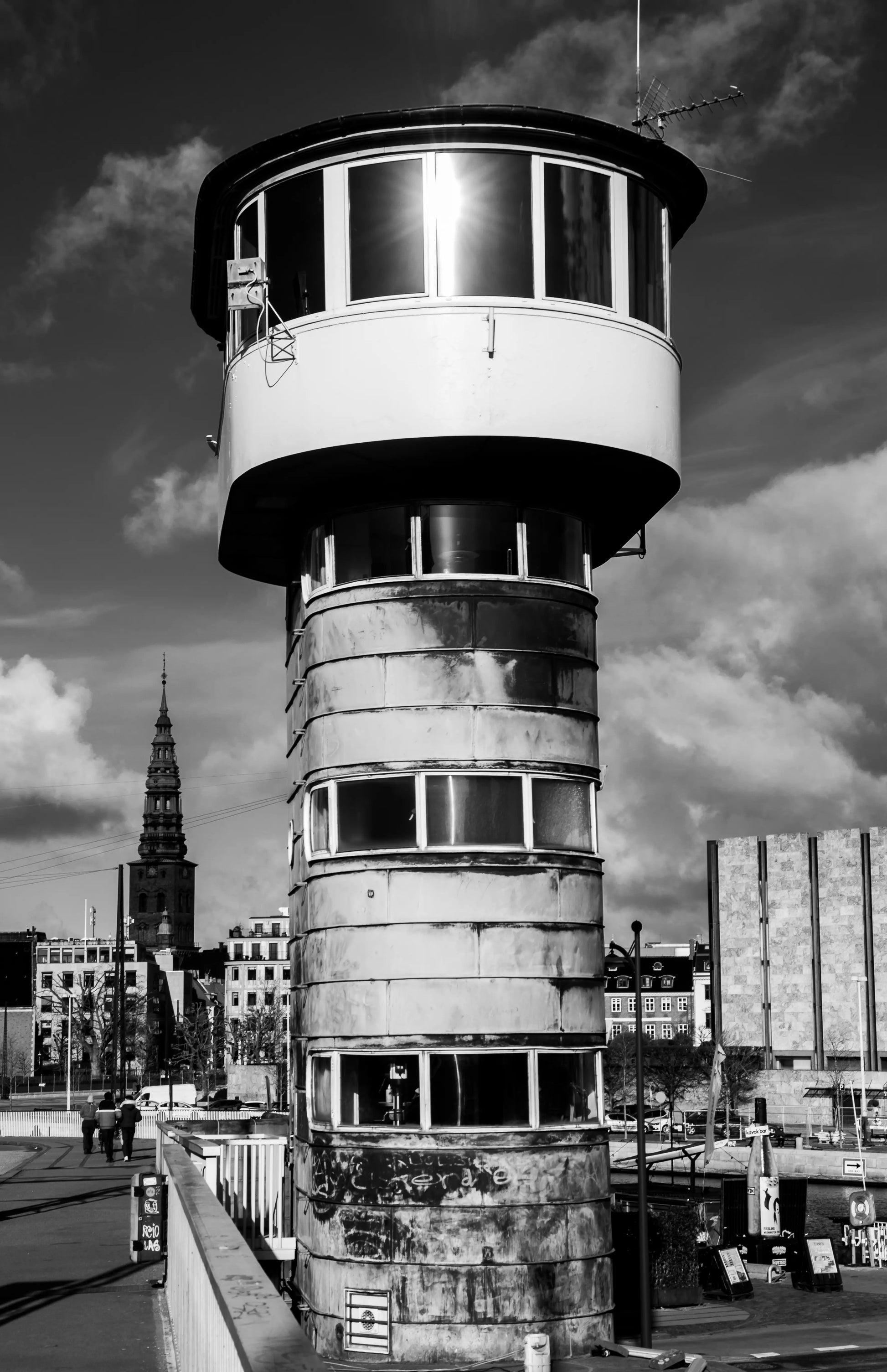 Fotoplakat af tårn på Knippelsbro